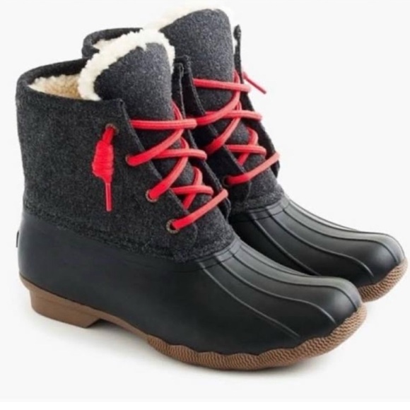 Women's Sperry® for J.Crew Shearwater flannel boots - Picture 1 of 7